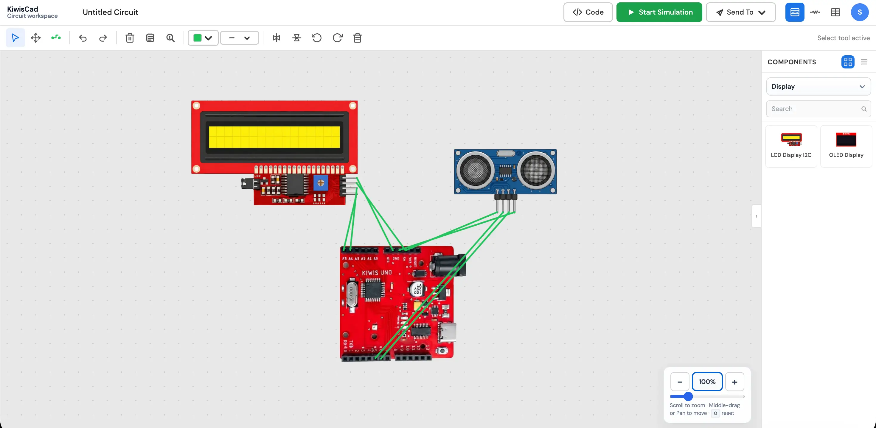 KiwisCAD | Browser-Based Arduino Circuit Design & Simulation